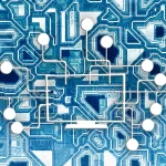 主機電路板三防設計主題視覺：呈現PCB防潮塗層、晶片灌封膠與外殼排水結構的防護層次